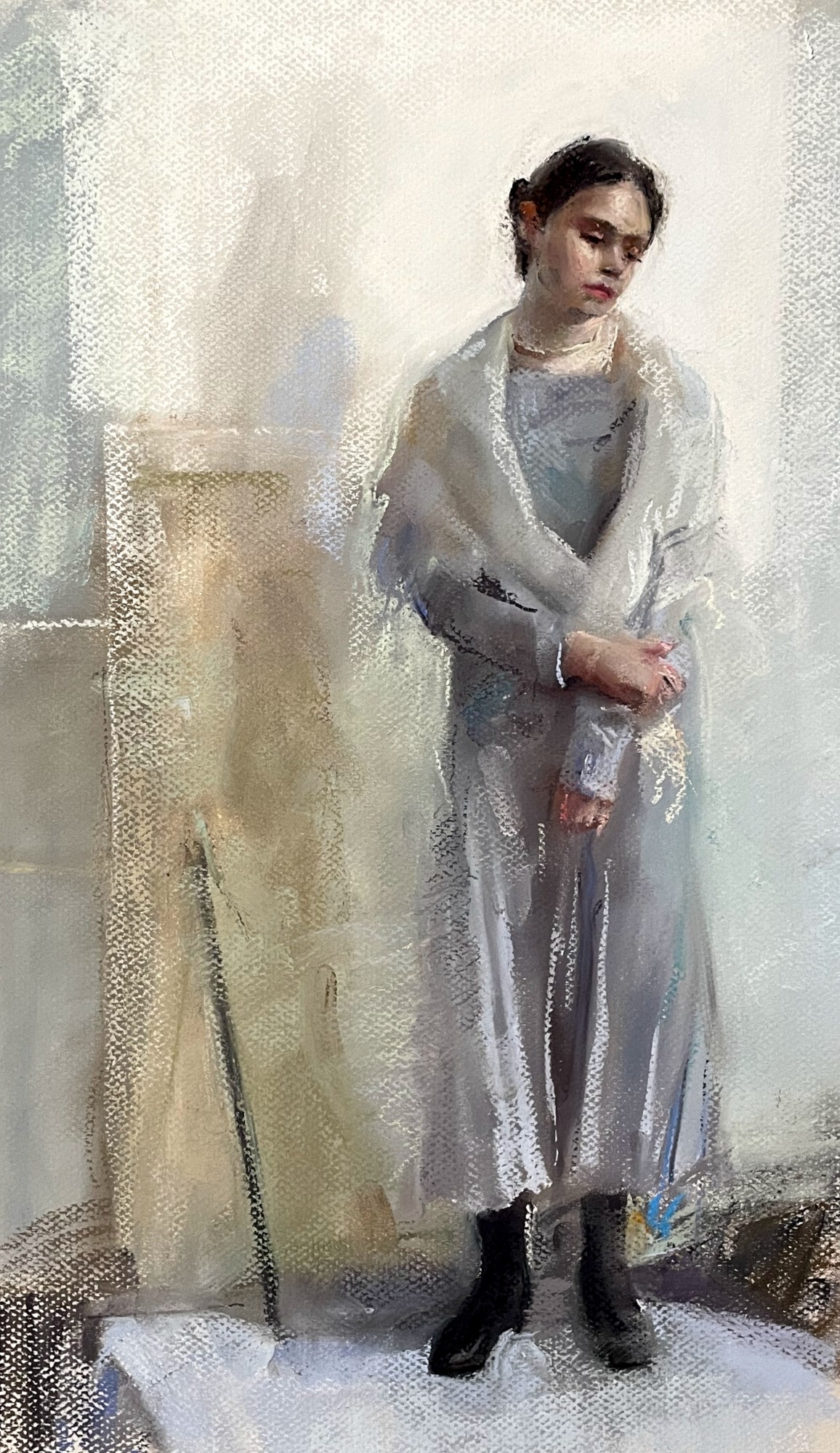 Girl with a shawl